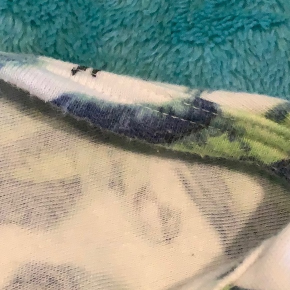 Tropical Parrots Long Sleeved Tee Shirt Plus Size 2X Karen Scott Resale - Picture 11 of 14